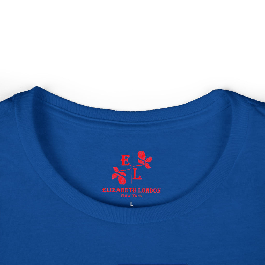 Elizabeth London™ Iconic Signature Rose Women’s Tee – Deep Garden