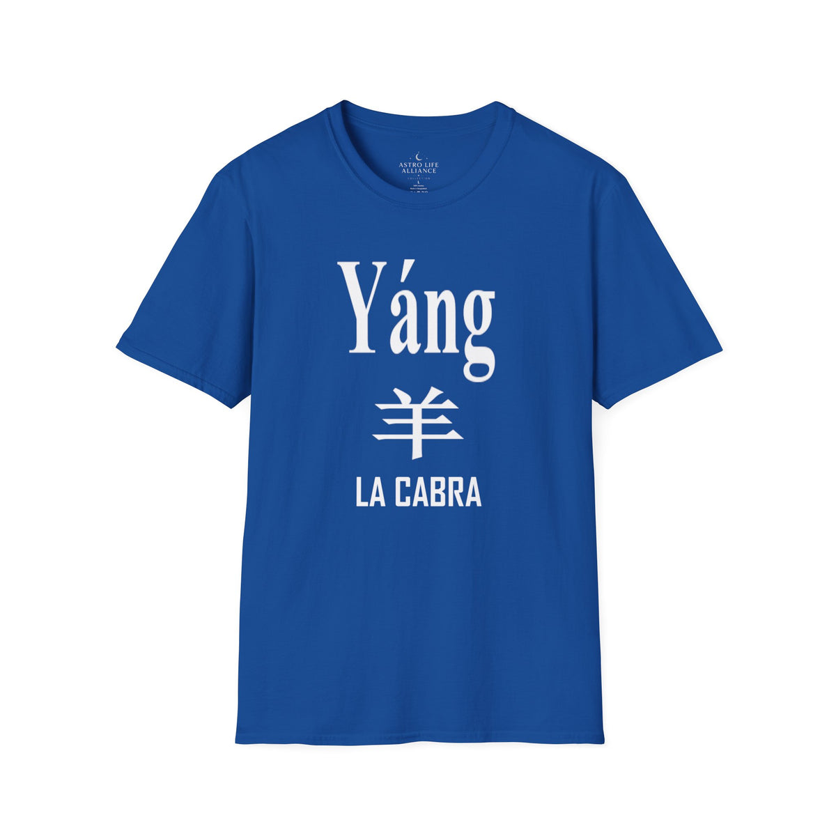 08 Cabra — Camiseta Tipográfica — Colores Oscuros — Español