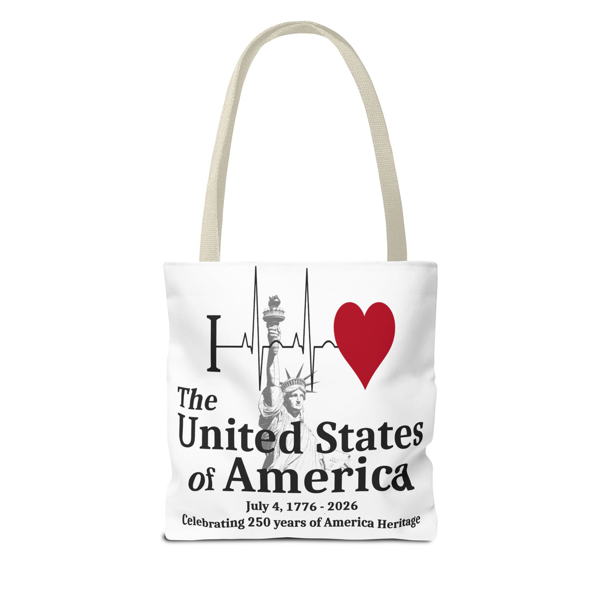 I Love the USA 250th Anniversary Tote