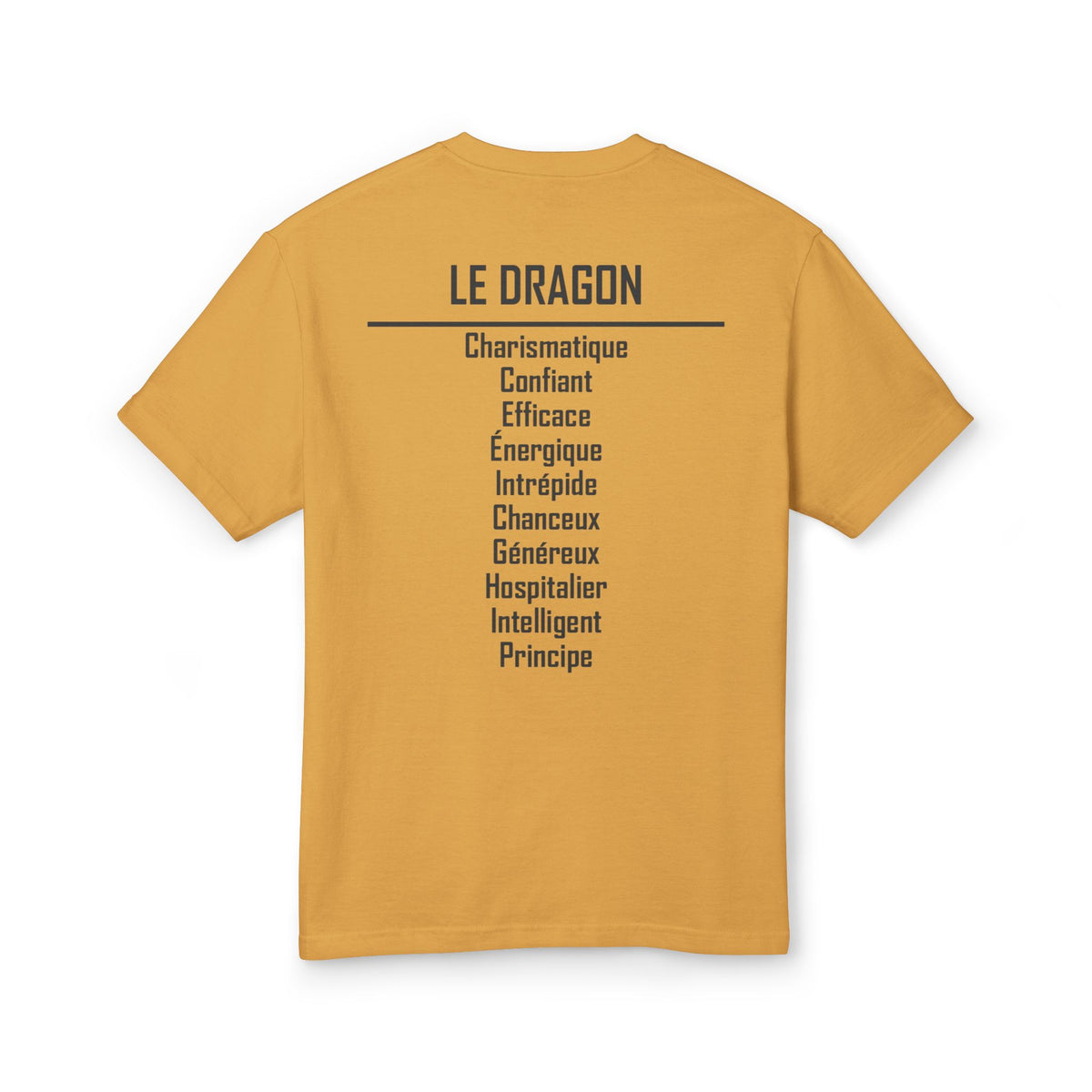 05 Dragon — T-shirt Illustré — Couleurs Claires — Français
