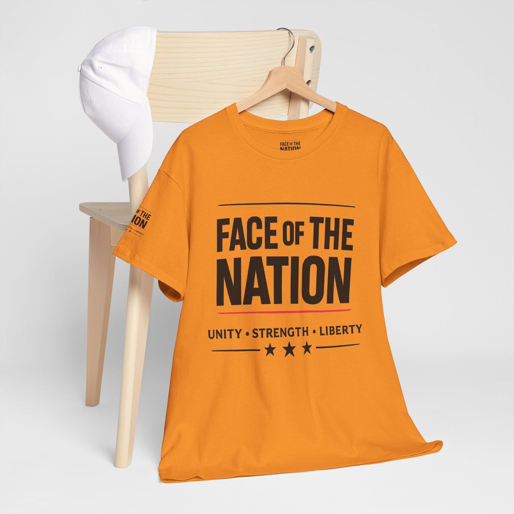 Face of the Nation Heritage Tee — Bright Edition