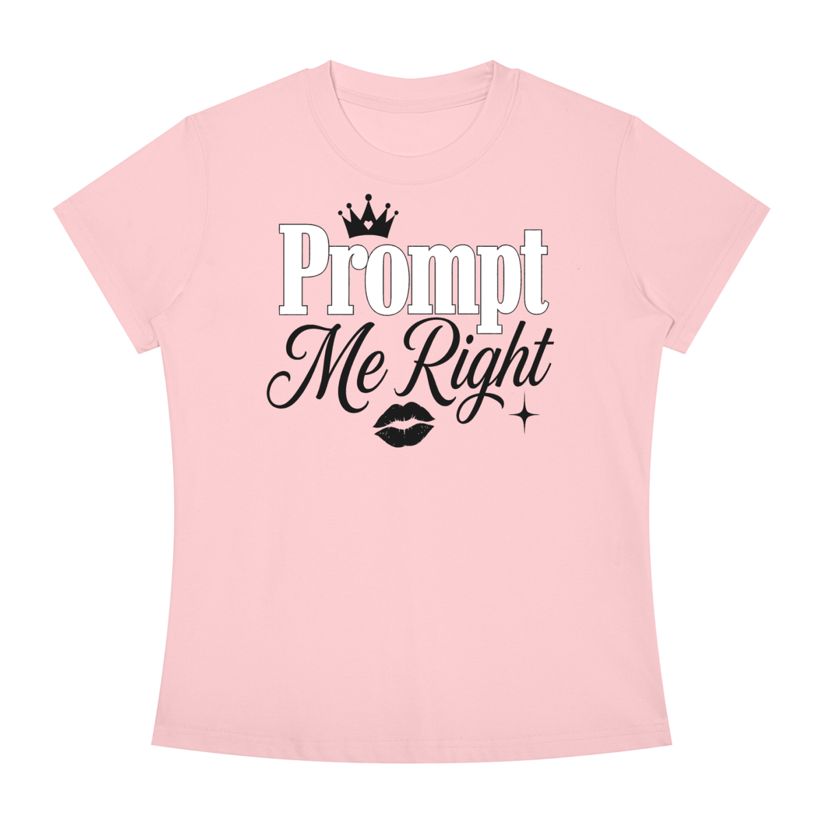 Prompt Me Right Slim-Fit Women’s Tee – Deep Context Edition