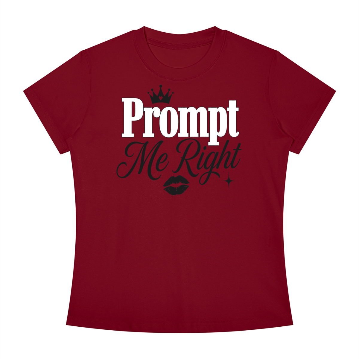 Prompt Me Right Slim-Fit Women’s Tee – Deep Context Edition