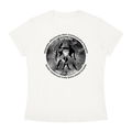 Gemini Monochrome Zodiac Slim-Fit Women’s Tee – White