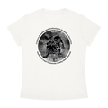Leo Monochrome Zodiac Slim-Fit Women’s Tee – White