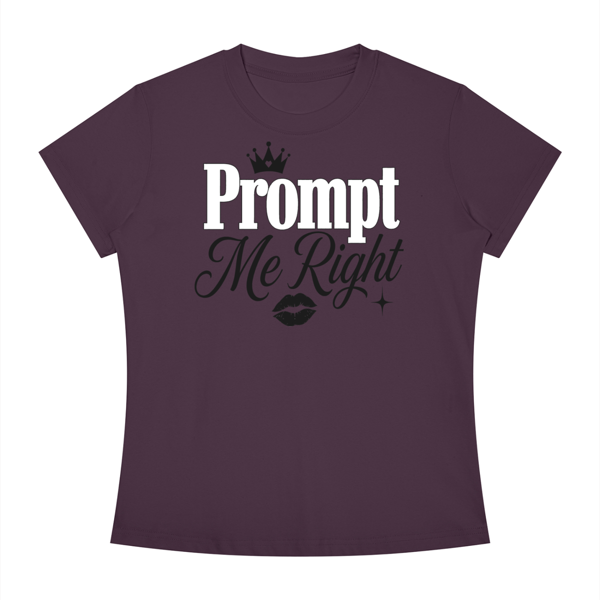 Prompt Me Right Slim-Fit Women’s Tee – Deep Context Edition