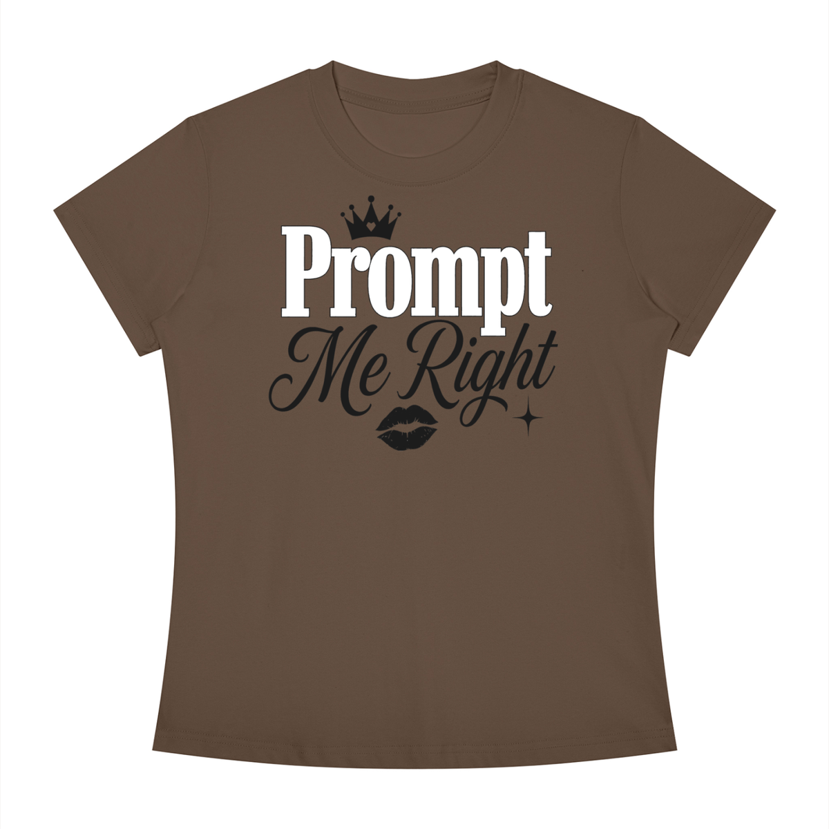 Prompt Me Right Slim-Fit Women’s Tee – Deep Context Edition