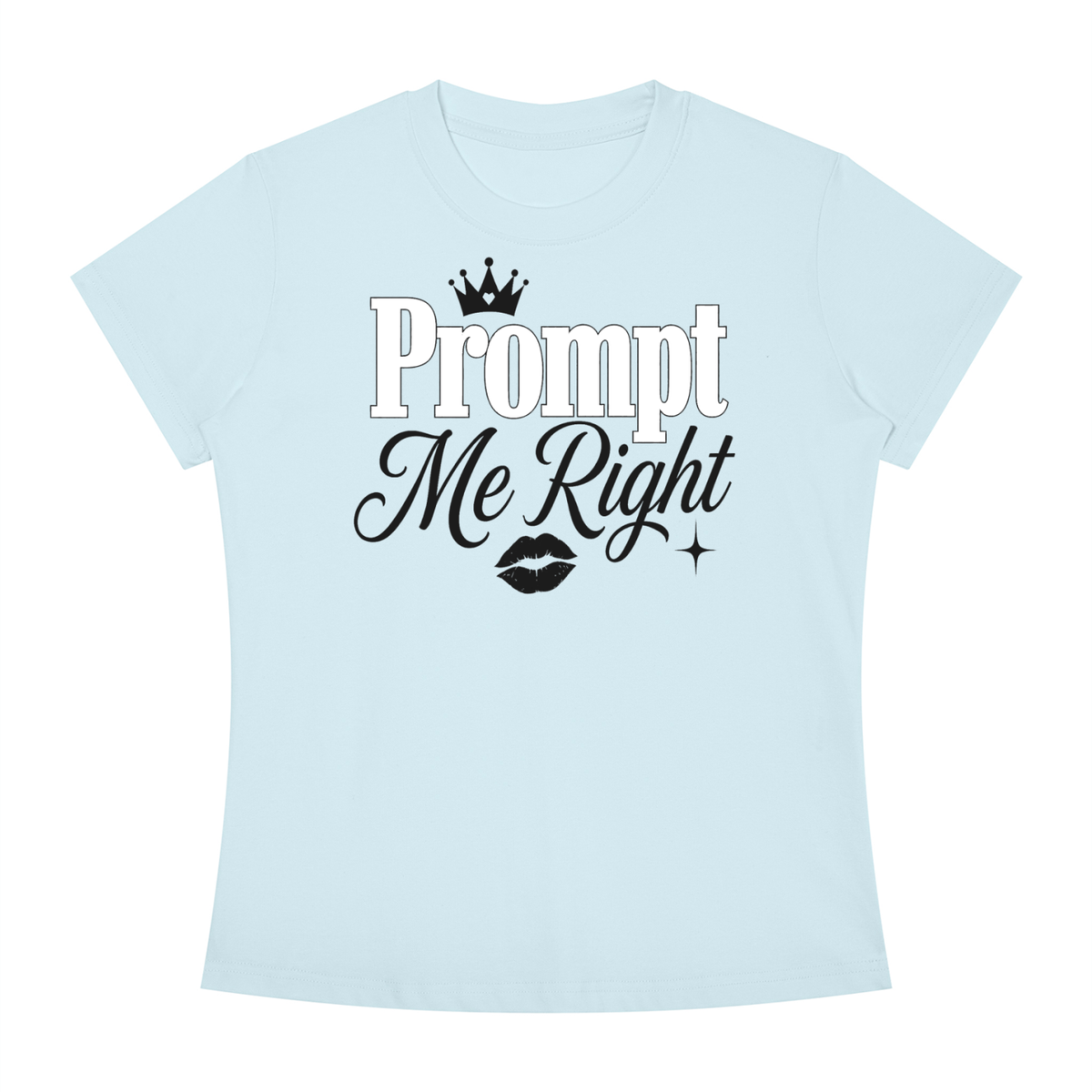 Prompt Me Right Slim-Fit Women’s Tee – Deep Context Edition