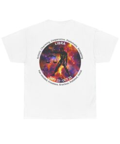 Alternative view of 07 Libra Unisex Heavy Cotton Tee - Small Z Sign