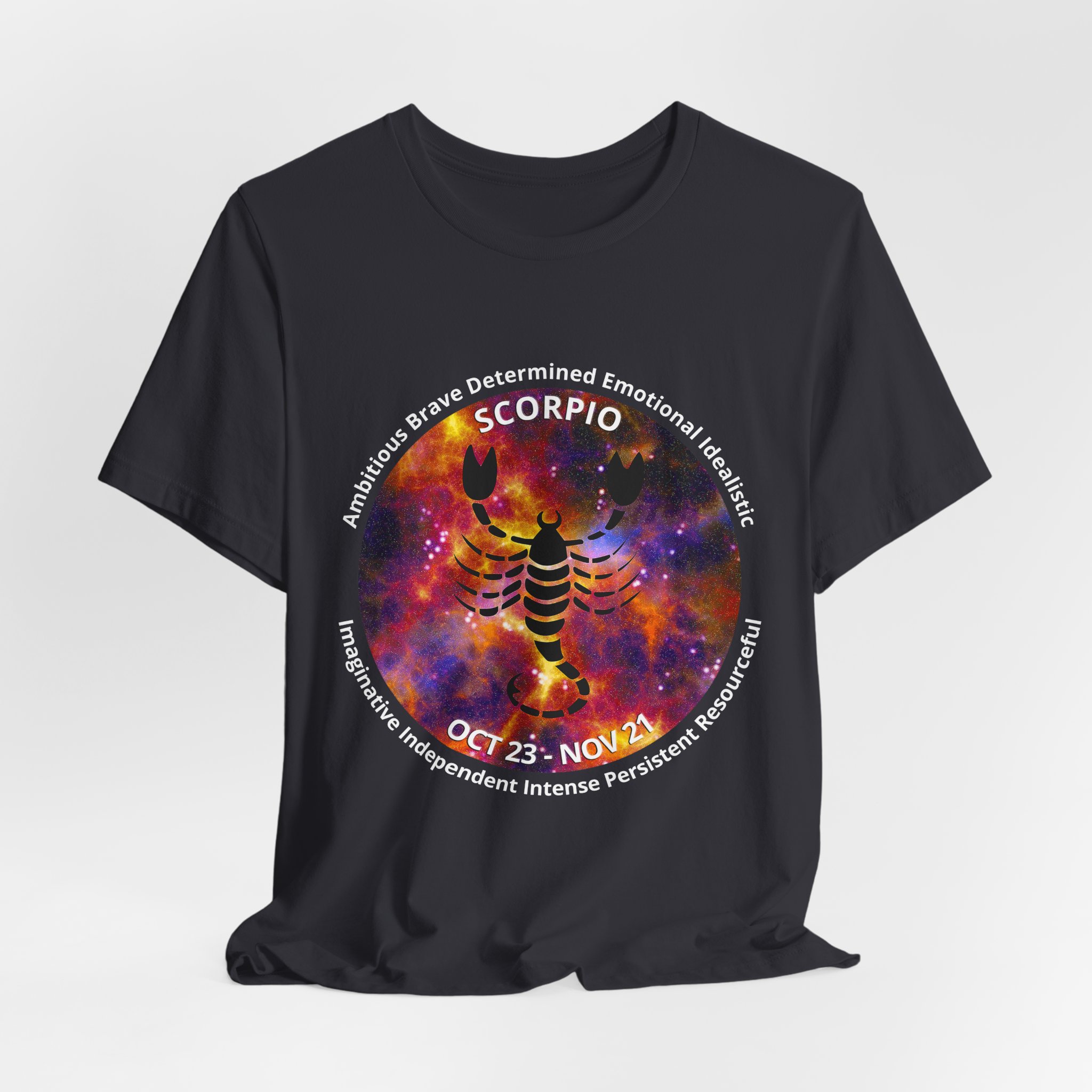 Astro Blk 08 Scorpio Unisex Tee - Image 8