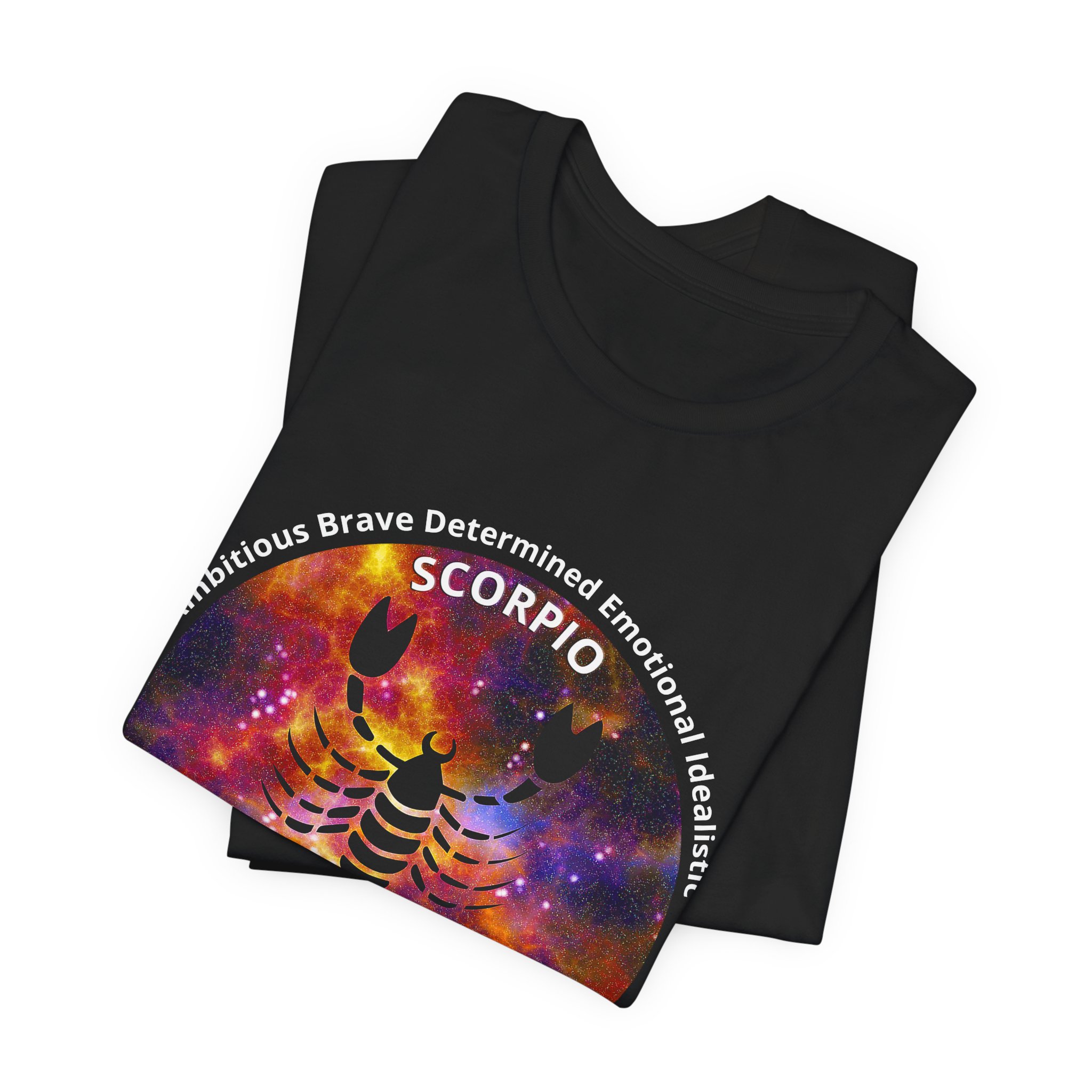 Astro Blk 08 Scorpio Unisex Tee - Image 3