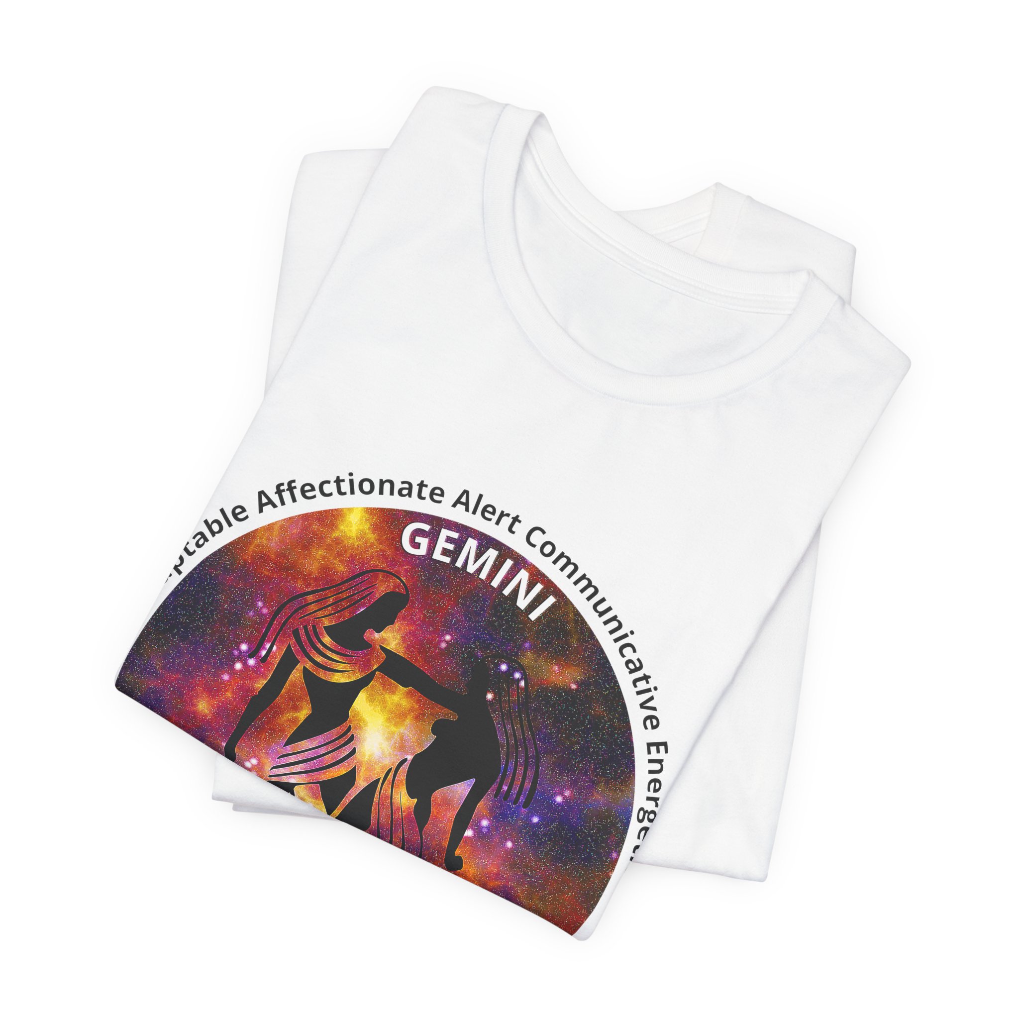 Astro Wht 03 Gemini Unisex Tee - Image 3