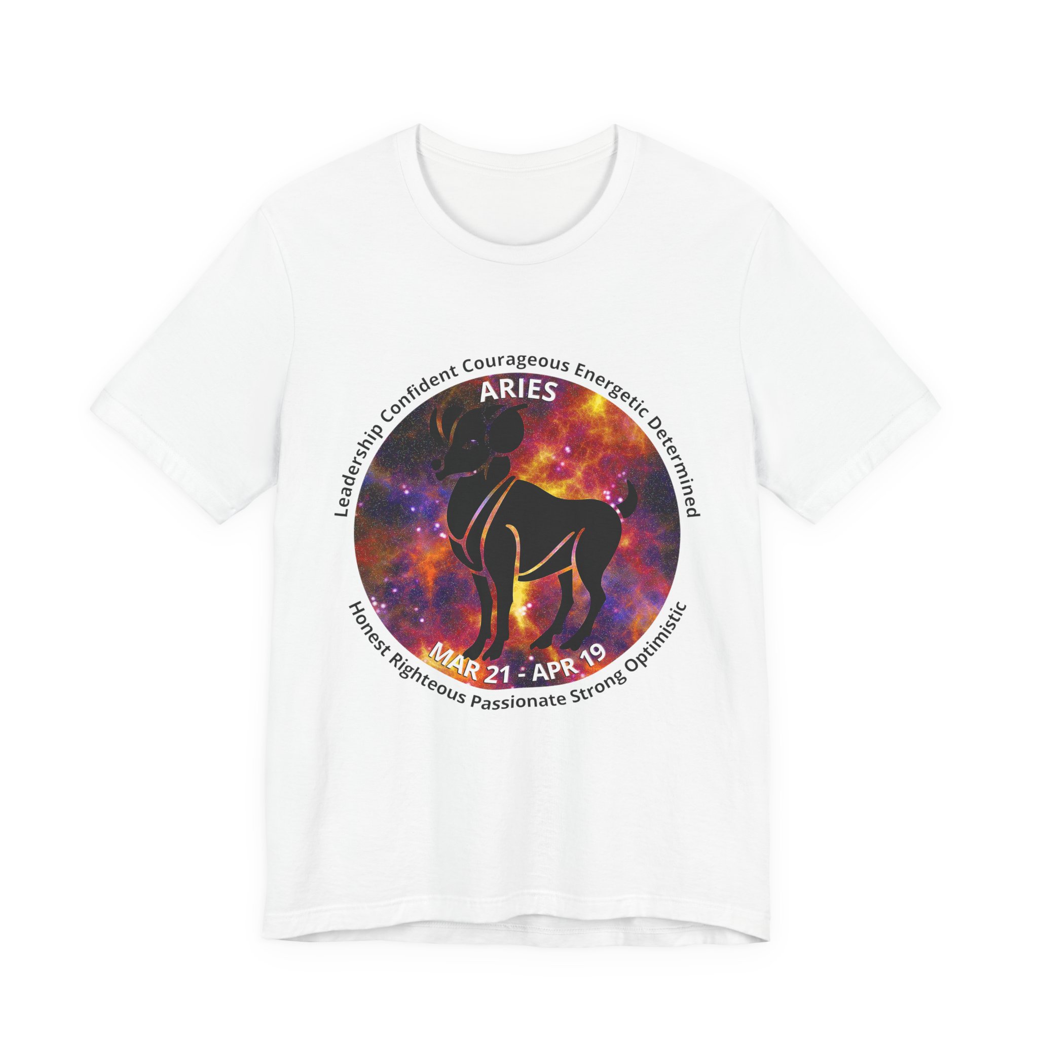 Astro Wht 01 Aries Unisex Tee