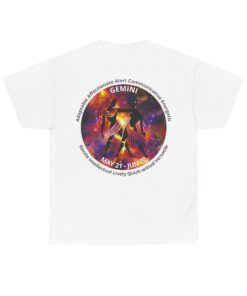 Alternative view of 03 Gemini Unisex Heavy Cotton Tee - Small Z Sign