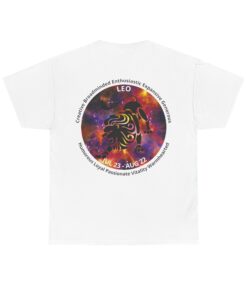 Alternative view of 05 Leo Unisex Heavy Cotton Tee - Small Z Sign