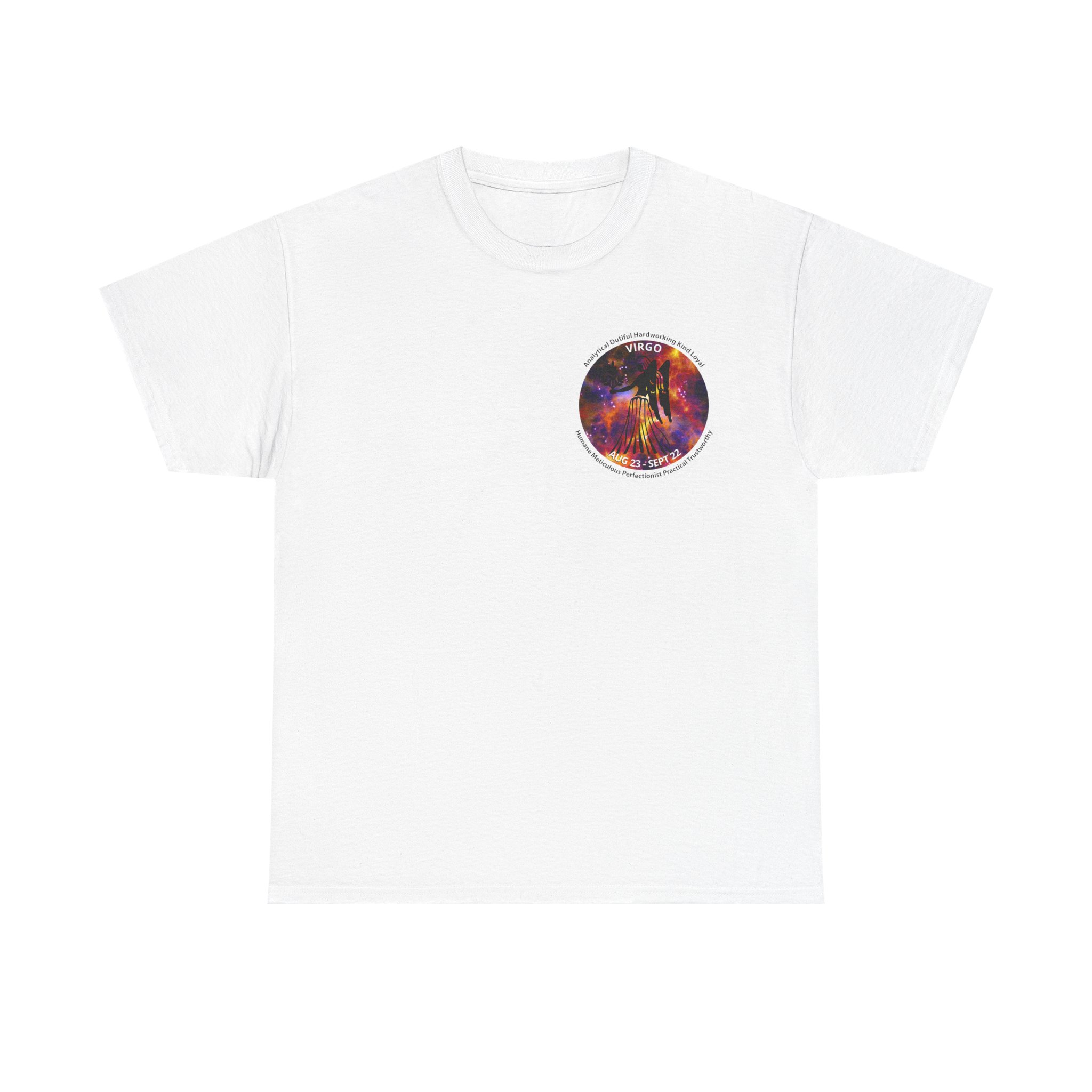 06 Virgo Unisex Heavy Cotton Tee - Small Z Sign