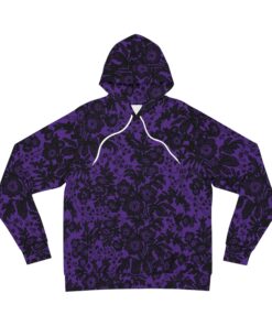 Alternative view of Purple Floral Hoodie