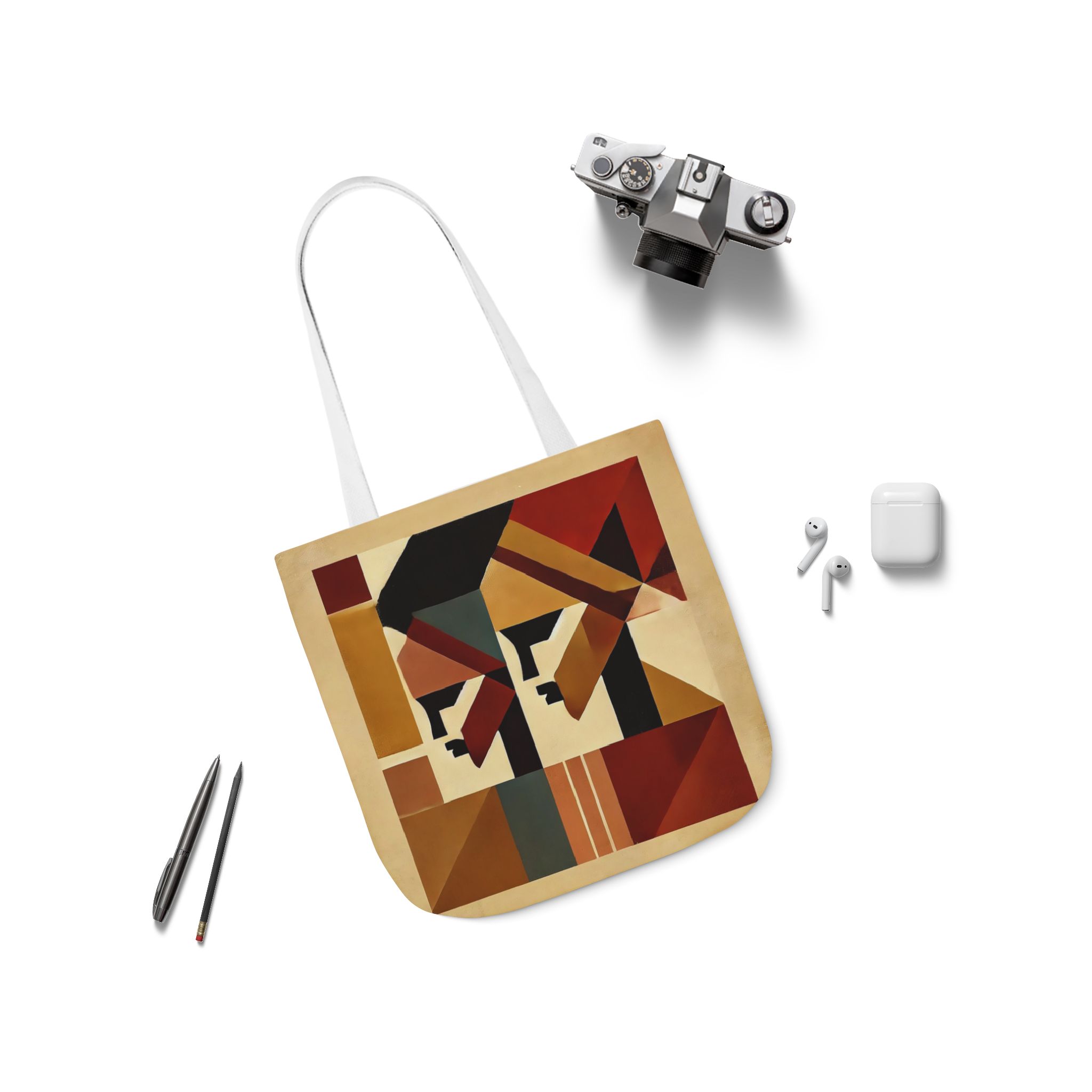 Canvas Tote Bag, 5-Color Straps - Image 19