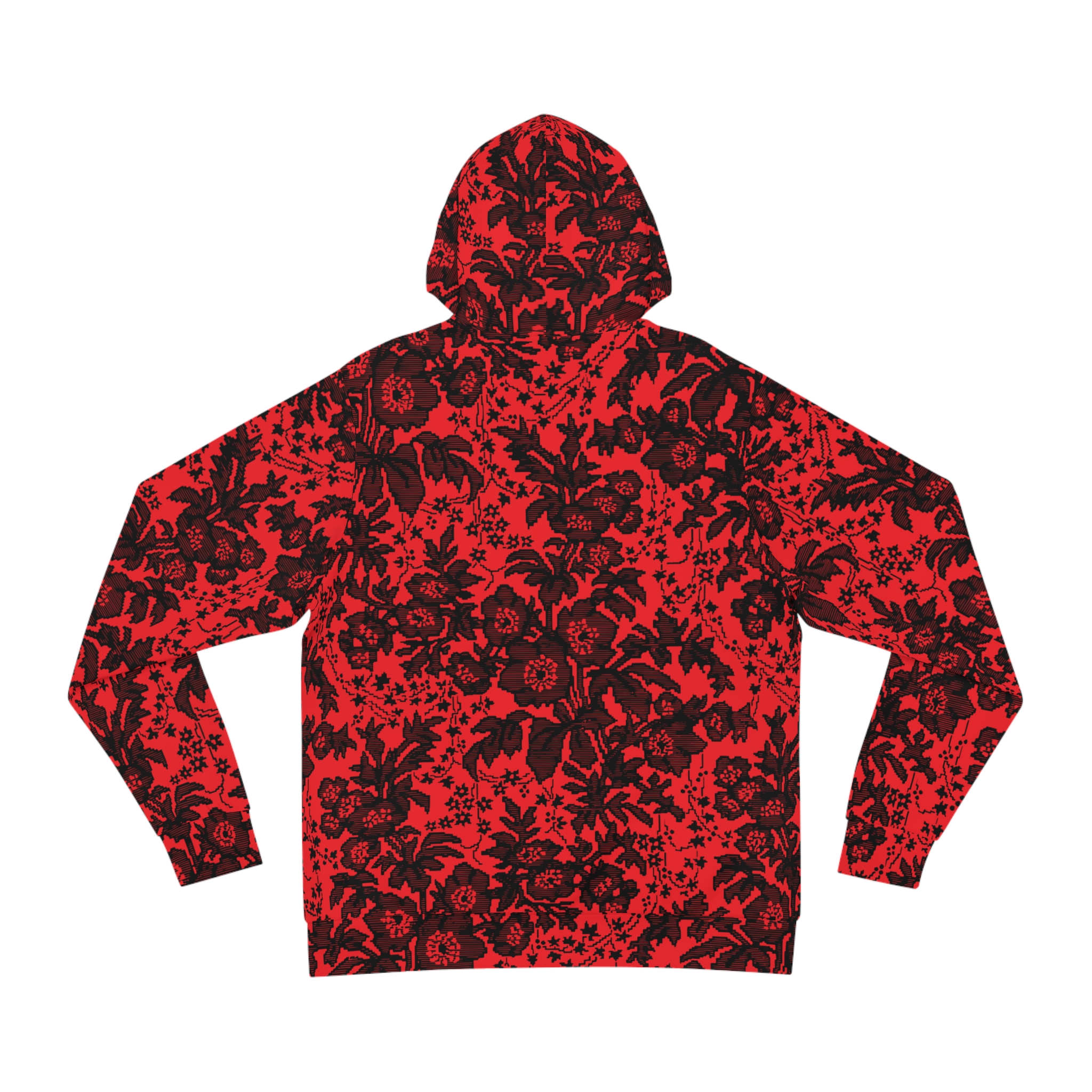 Red Floral Hoodie - Image 3
