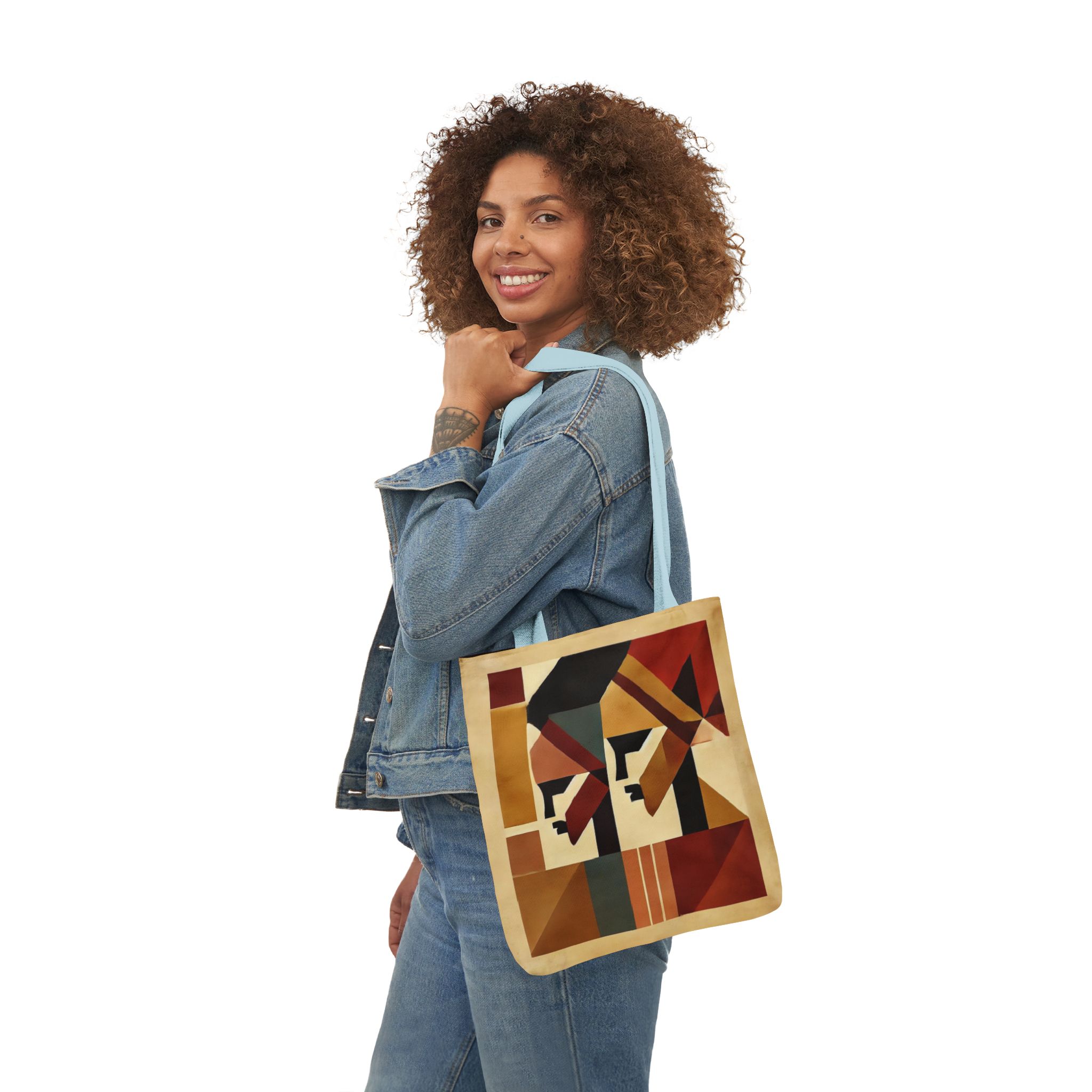 Canvas Tote Bag, 5-Color Straps - Image 12
