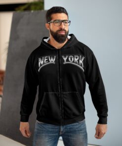 New York Skyline Unisex Zip Hoodie