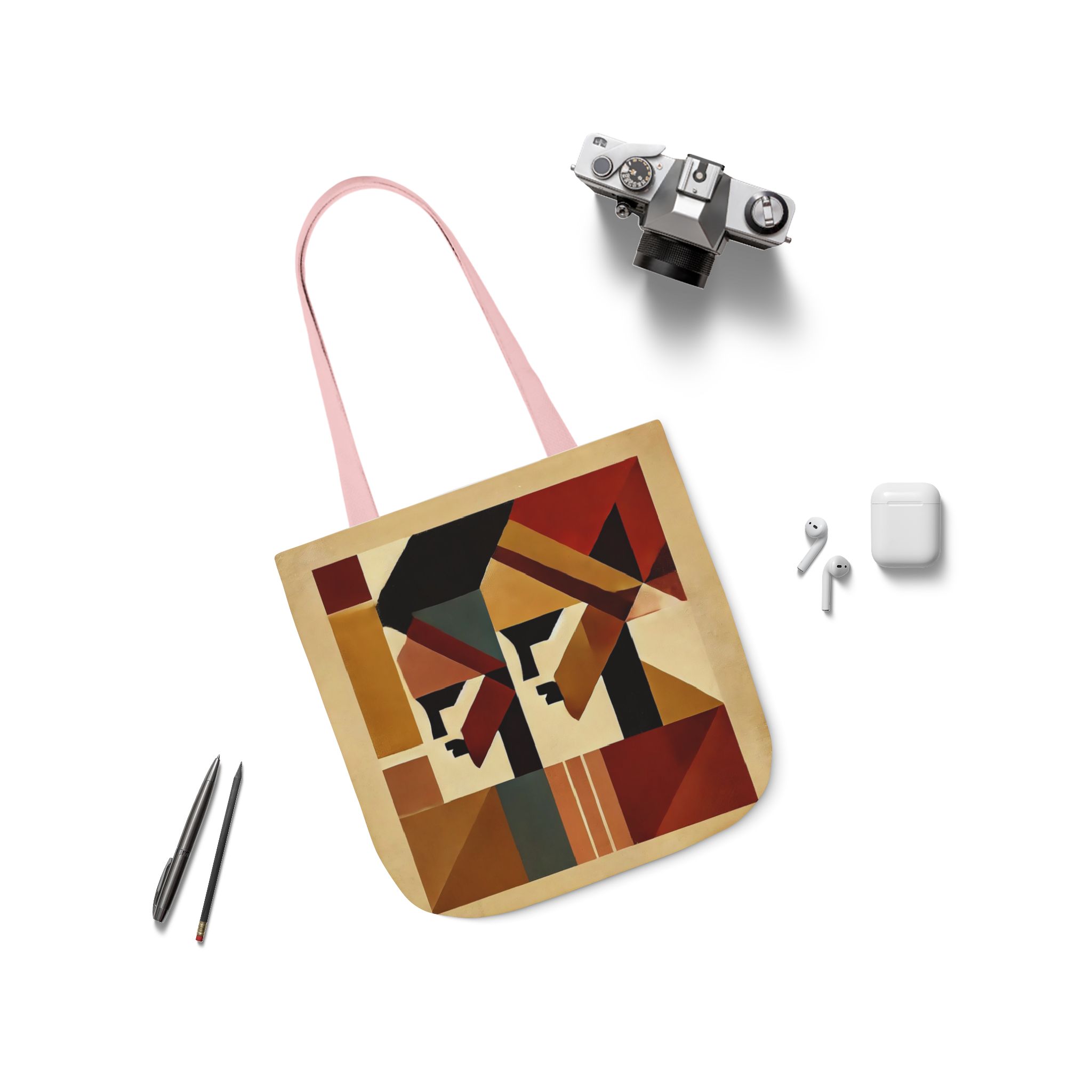 Canvas Tote Bag, 5-Color Straps - Image 15