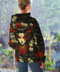 Alternative view of The Red Flower Spirit of Vengeance Pullover Hoodie (Unisex)