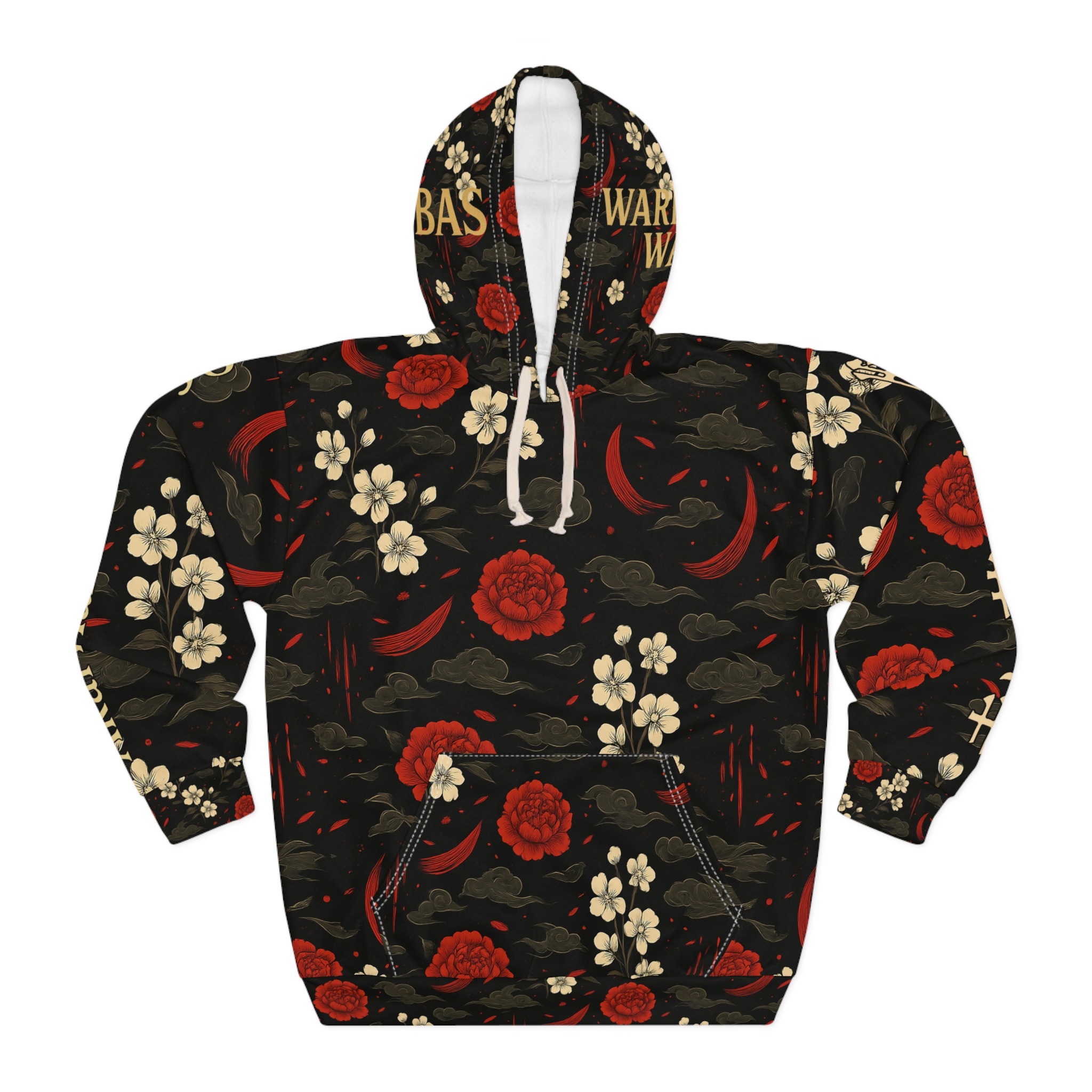 The Red Flower Spirit of Vengeance Pullover Hoodie (Unisex) - Image 3