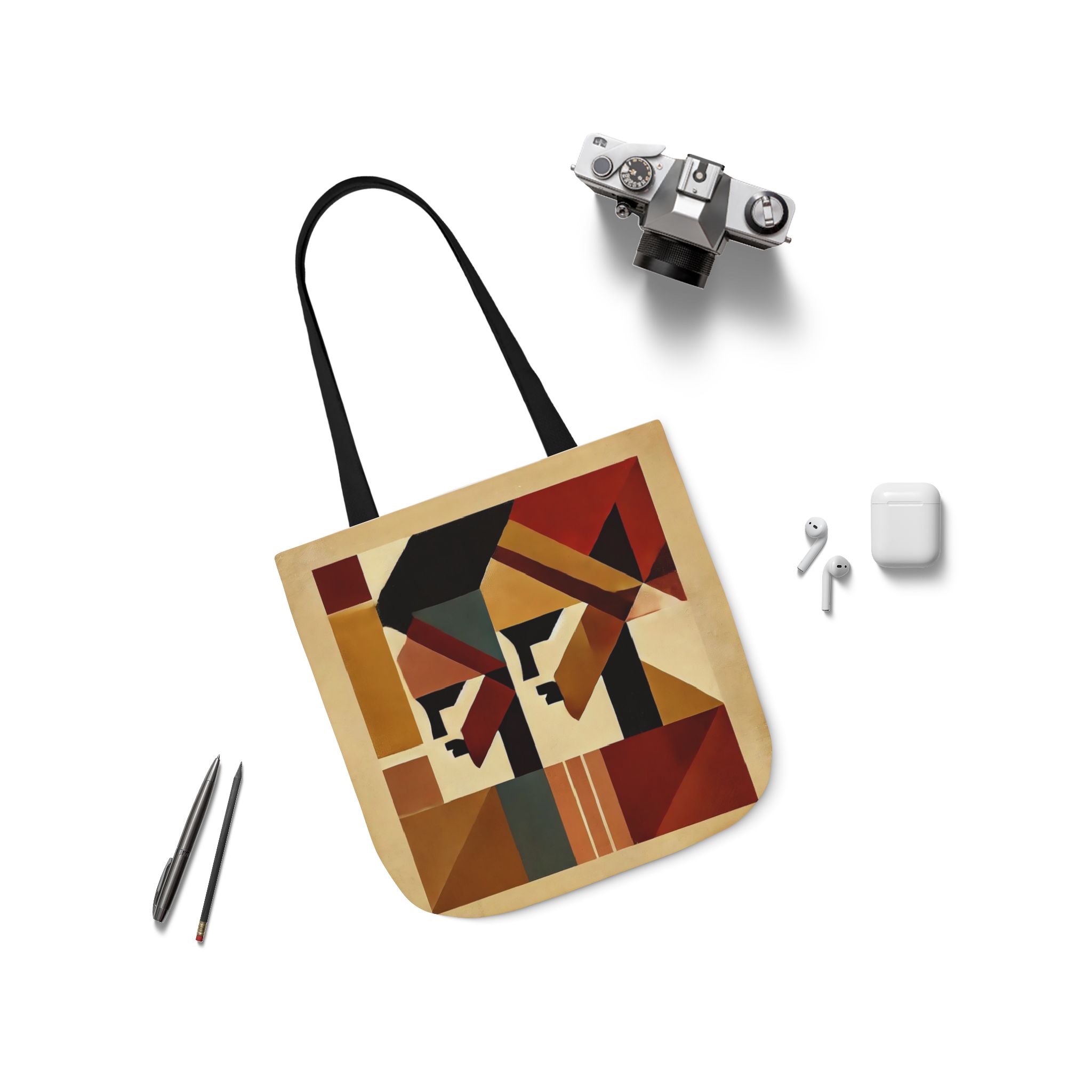 Canvas Tote Bag, 5-Color Straps - Image 7