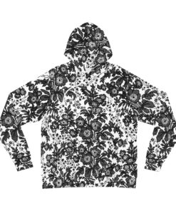 Alternative view of White Floral Hoodie