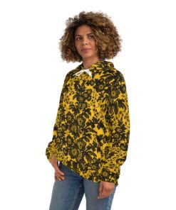 Yellow Floral Hoodie