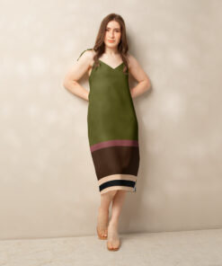 Tie-strap midi dress