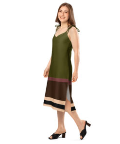Alternative view of Tie-strap midi dress