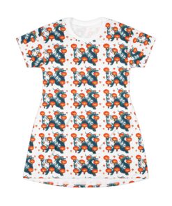 Dragon Lamp T-Shirt Dress