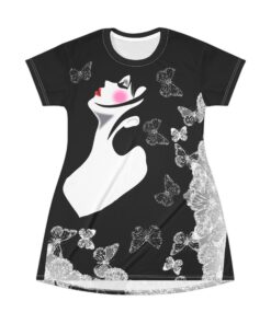 Madam Butterfly T-Shirt Dress
