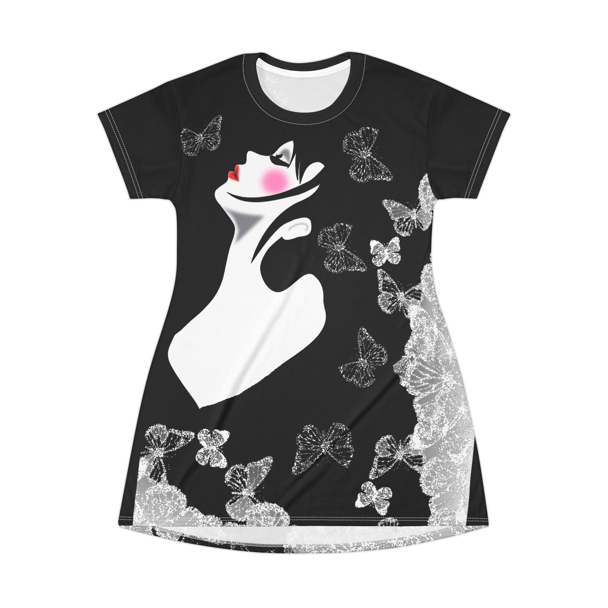 Madam Butterfly T-Shirt Dress