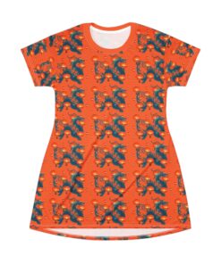 Dragon Lamp T-Shirt Dress