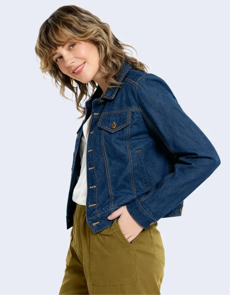 Denim Crop Jacket